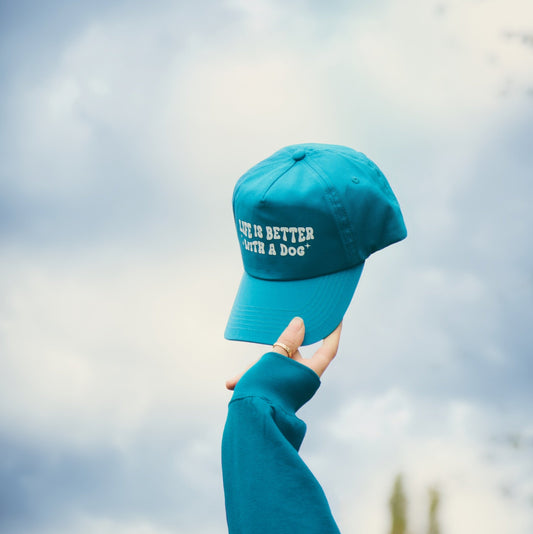 Cappellino "Life is better with a dog"