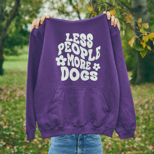 Felpa "Less people more dogs"