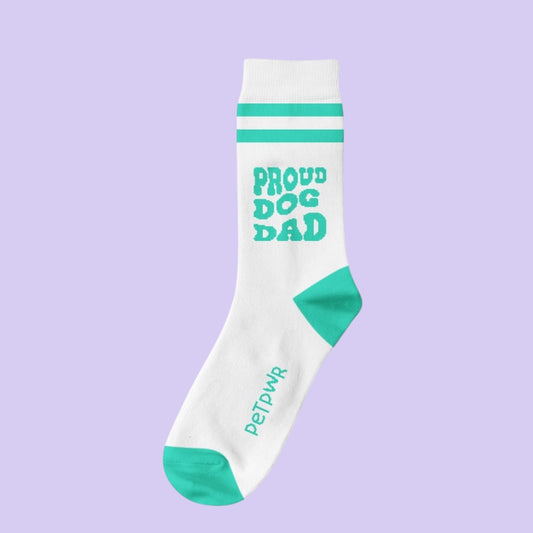 Pet Pwr Calzini Dog Dad Verde
