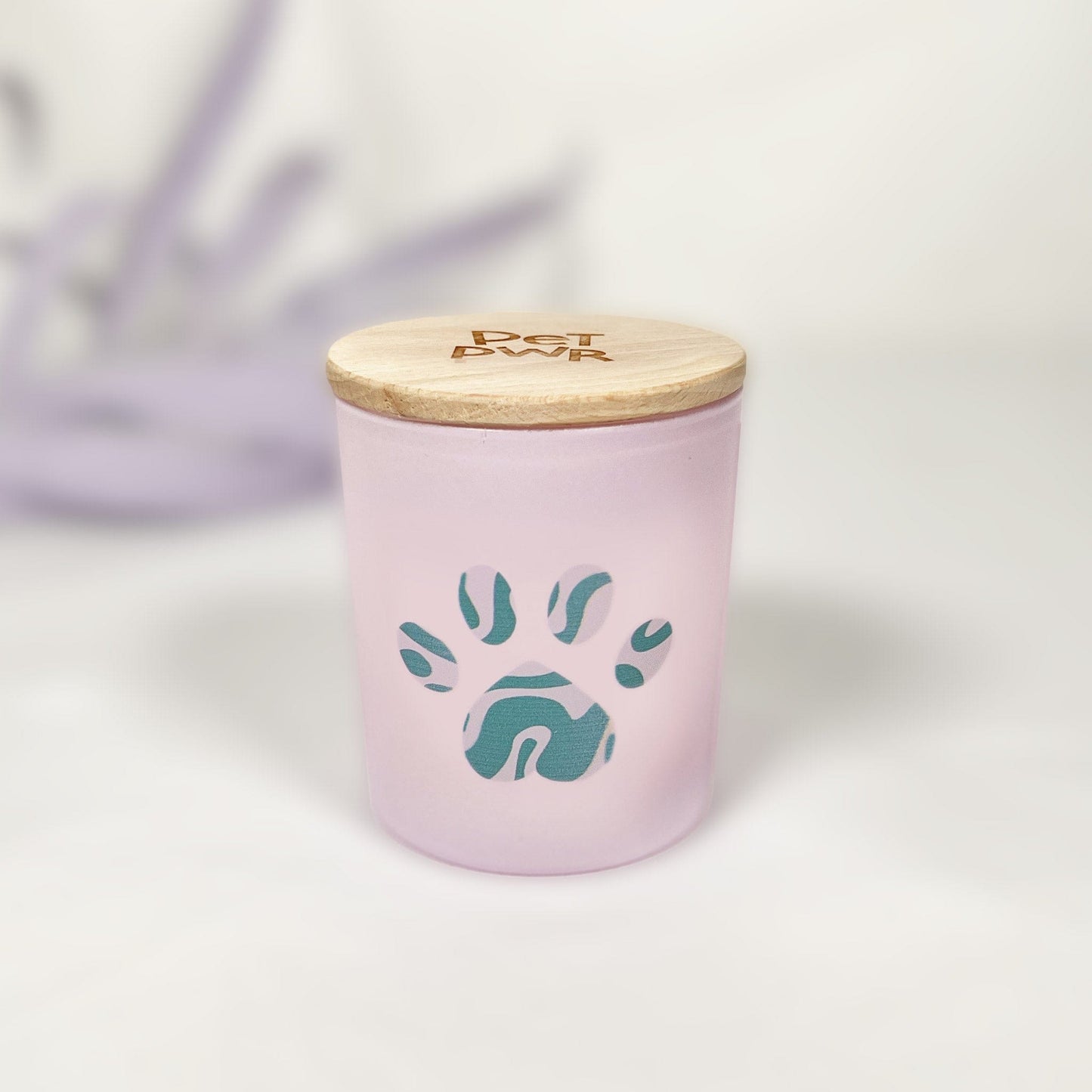 Candela lilla "Zampa Swirl" 🐾