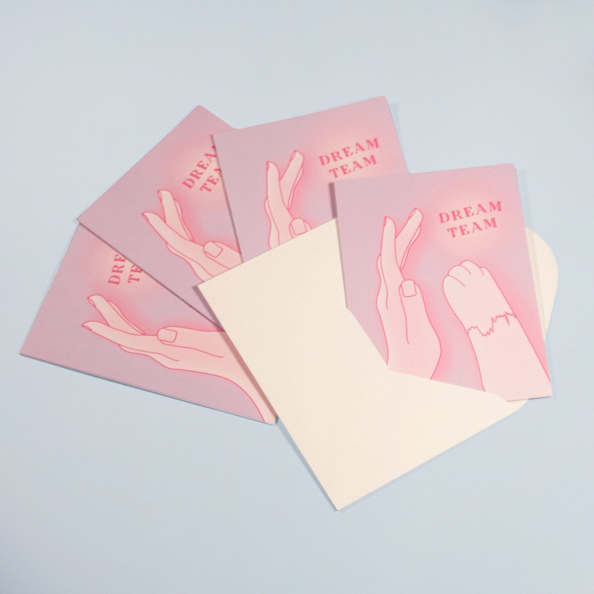 Greeting card "Dream team" cat