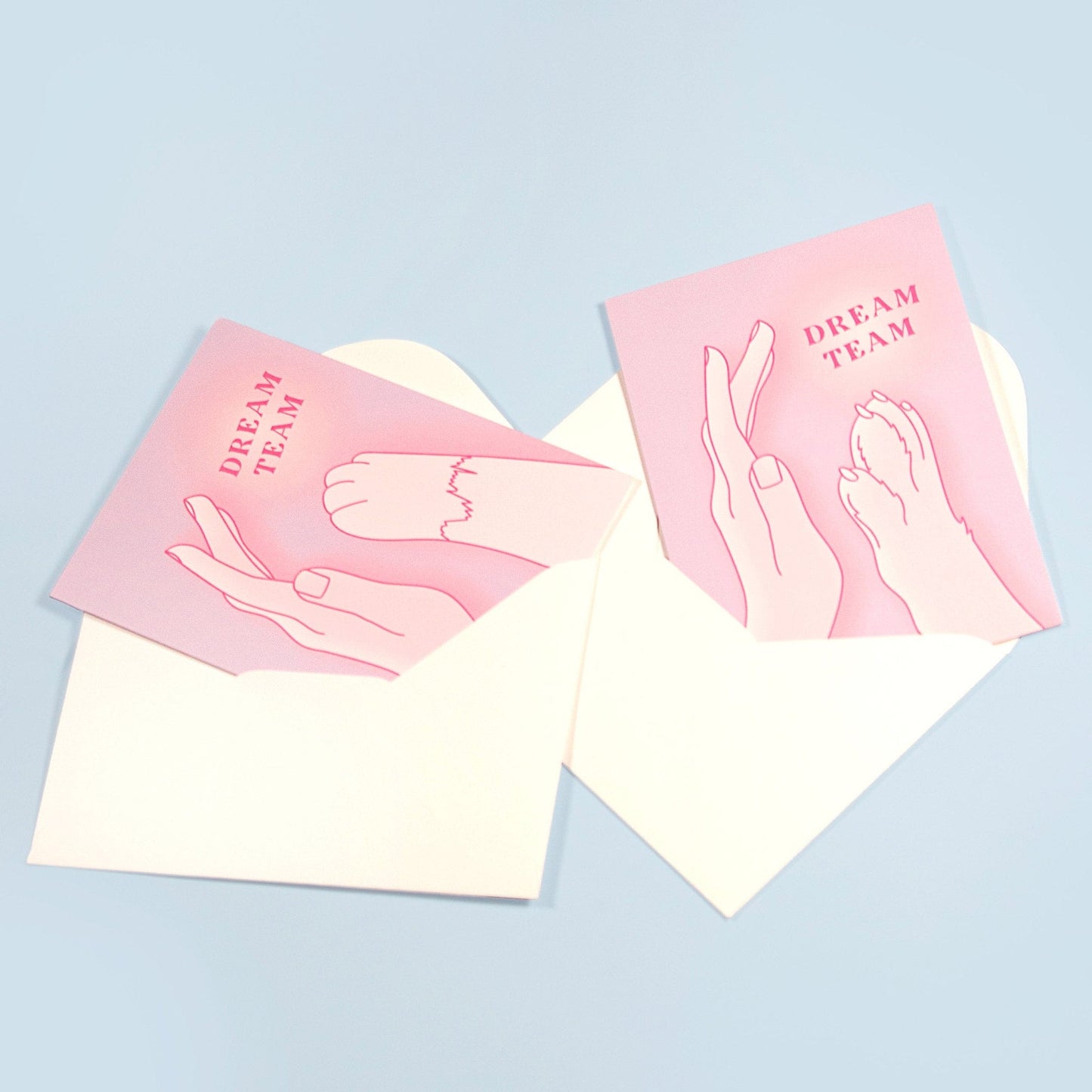 Greeting card "Dream team" 01