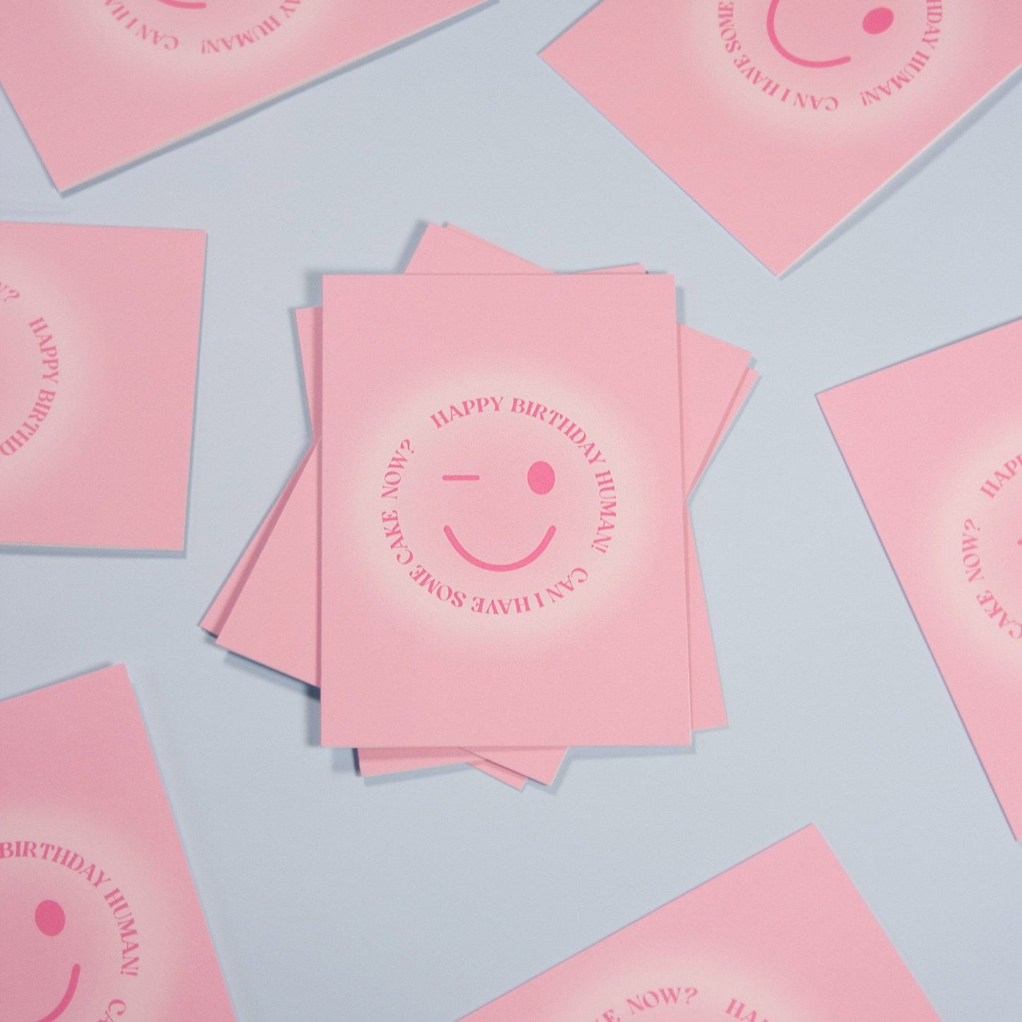 Greeting card "Happy birthday human" 02