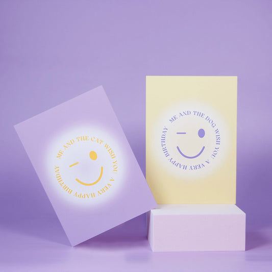 Greeting card "Happy birthday"