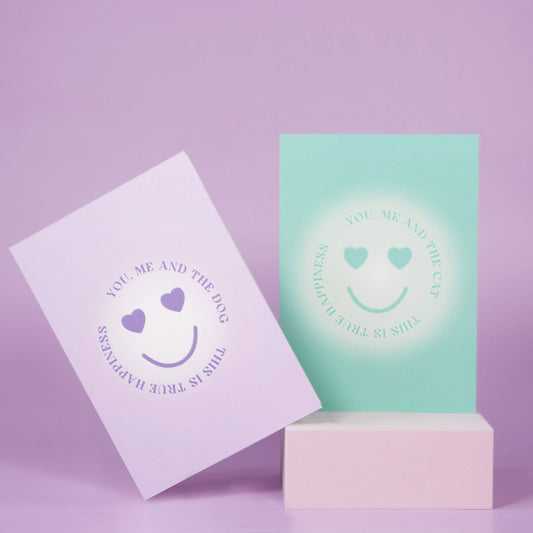 Greeting card "You and me"