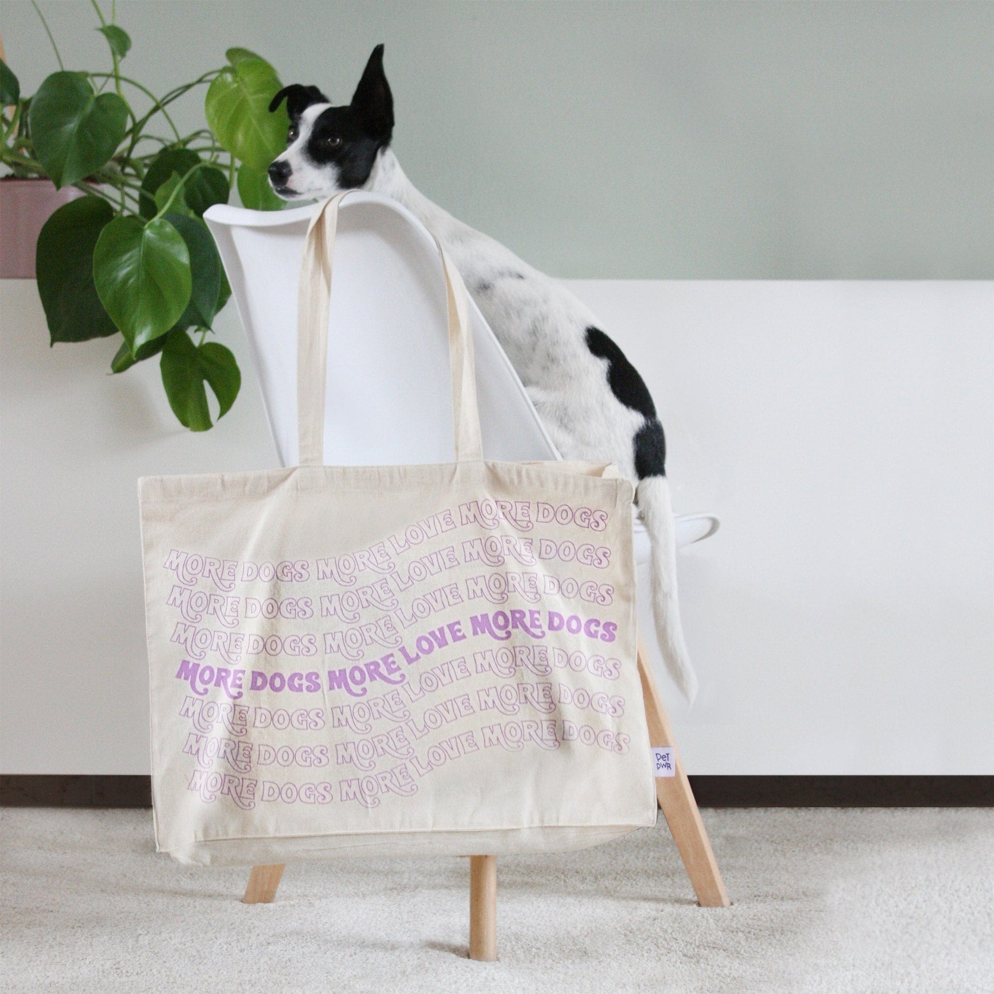 Maxi bag "More love more dogs" 🐶