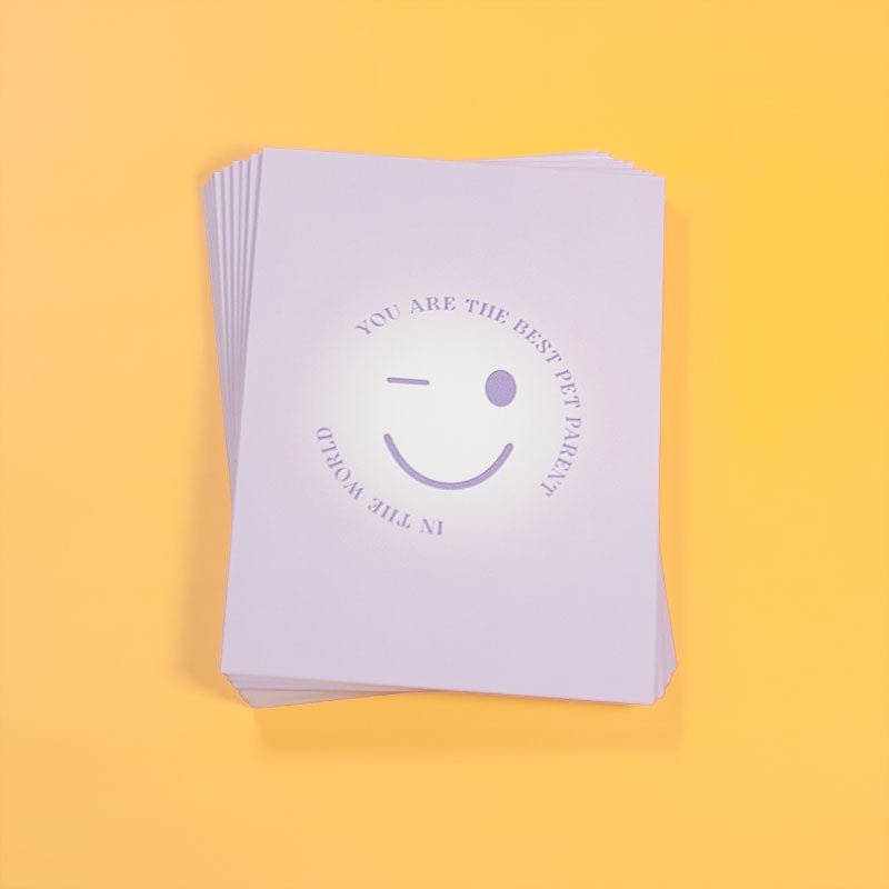 Greeting card "You are the best pet parent in the world" 2