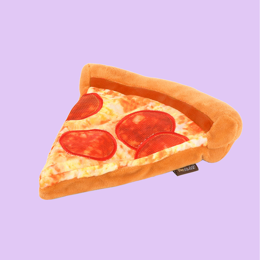 Juguete para perro con forma de pizza – juguete interactivo Pet Pwr