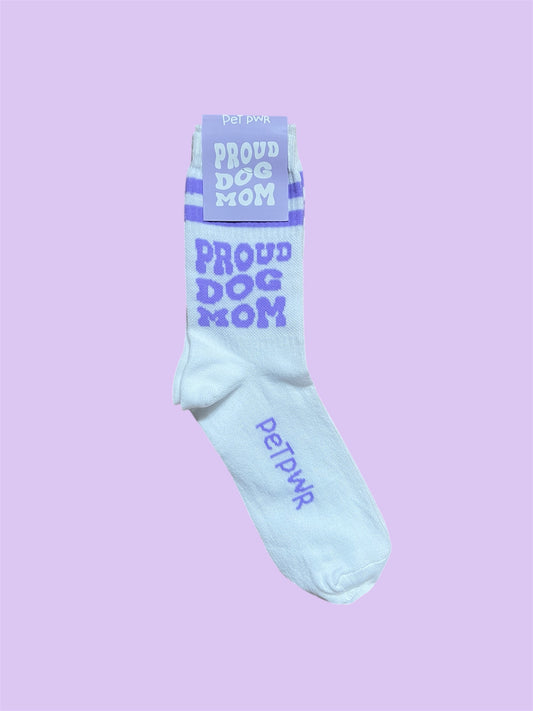 "Proud dog mom" socks 🐶