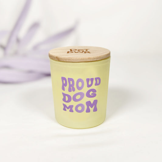 Candela gialla "Proud dog mom" 🙋🏼♀️
