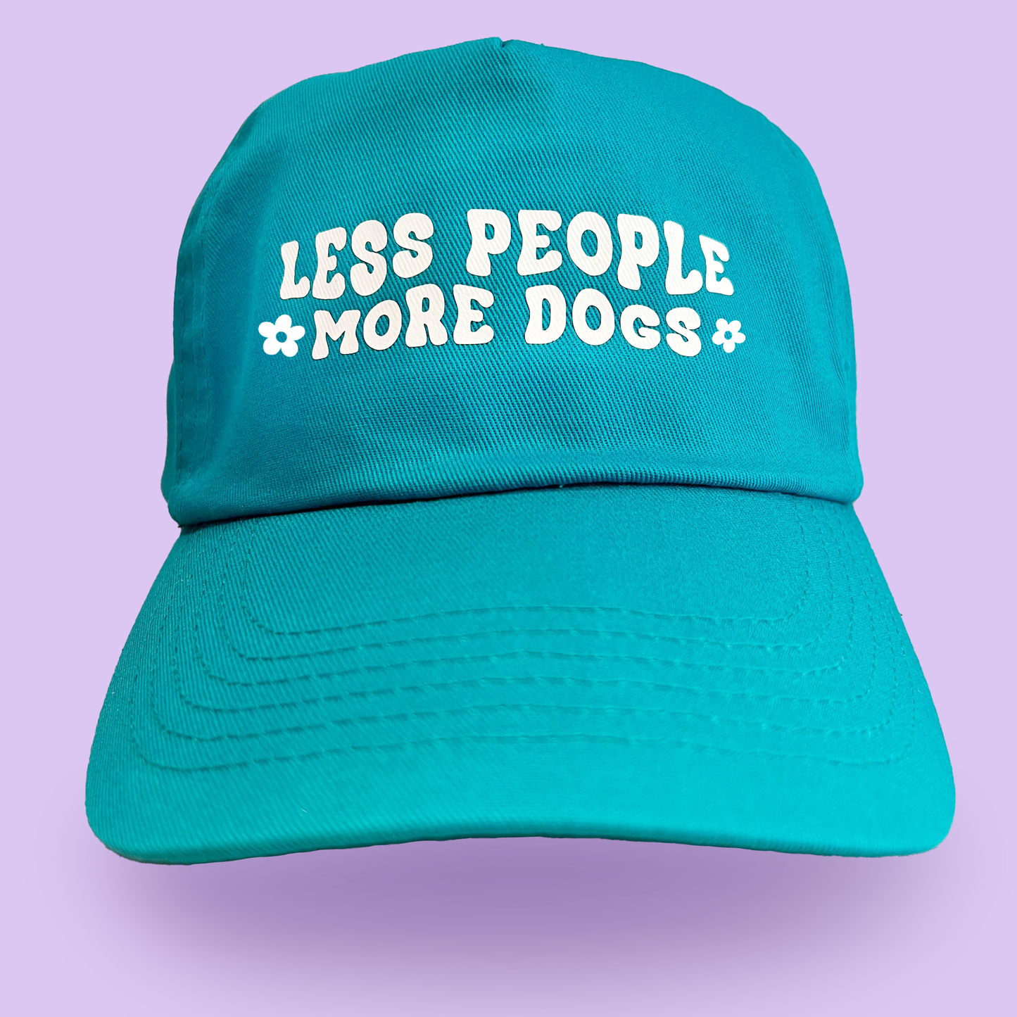 Cappellino "Less people more dogs"