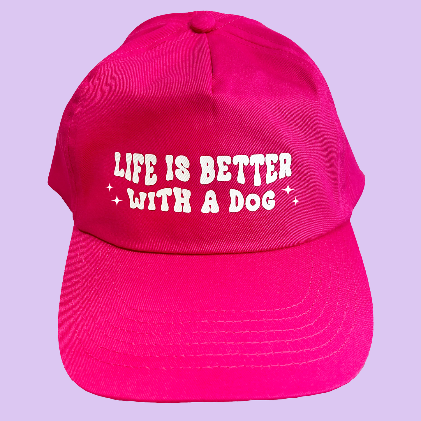 Cappellino "Life is better with a dog"