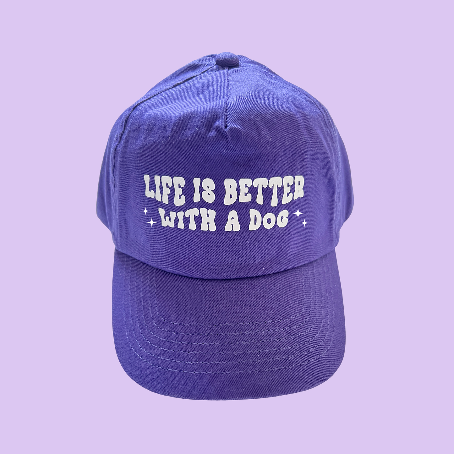 Cappellino "Life is better with a dog"