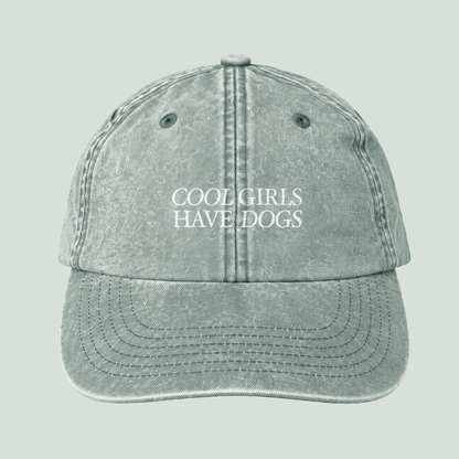 Cappellino "Cool Girls Have Dogs"