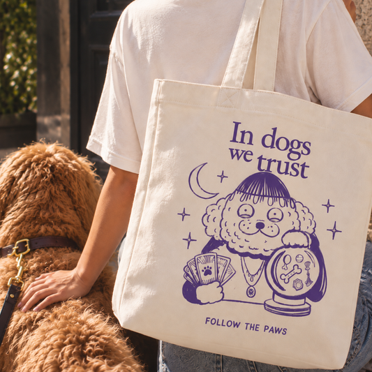 Tote bag "In Dogs We Trust"