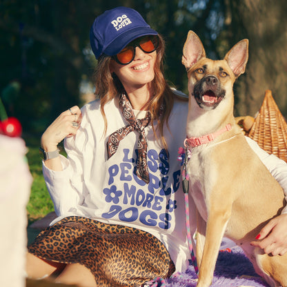 T-shirt "Less people more dogs"