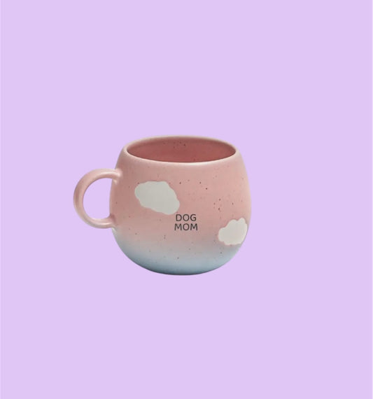 Tazza Dog Mom 250 ml - pink/blue