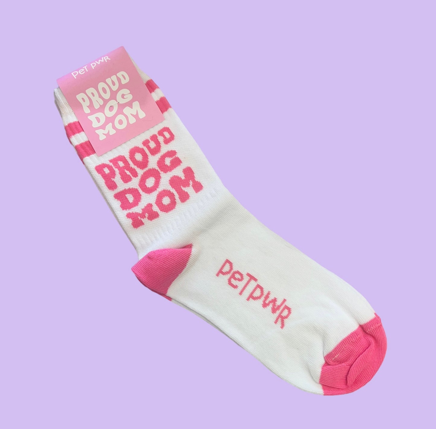 "Proud dog mom" socks 🐶