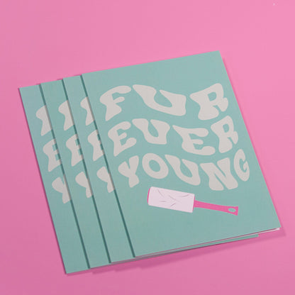 Greeting card "FURever young" 02