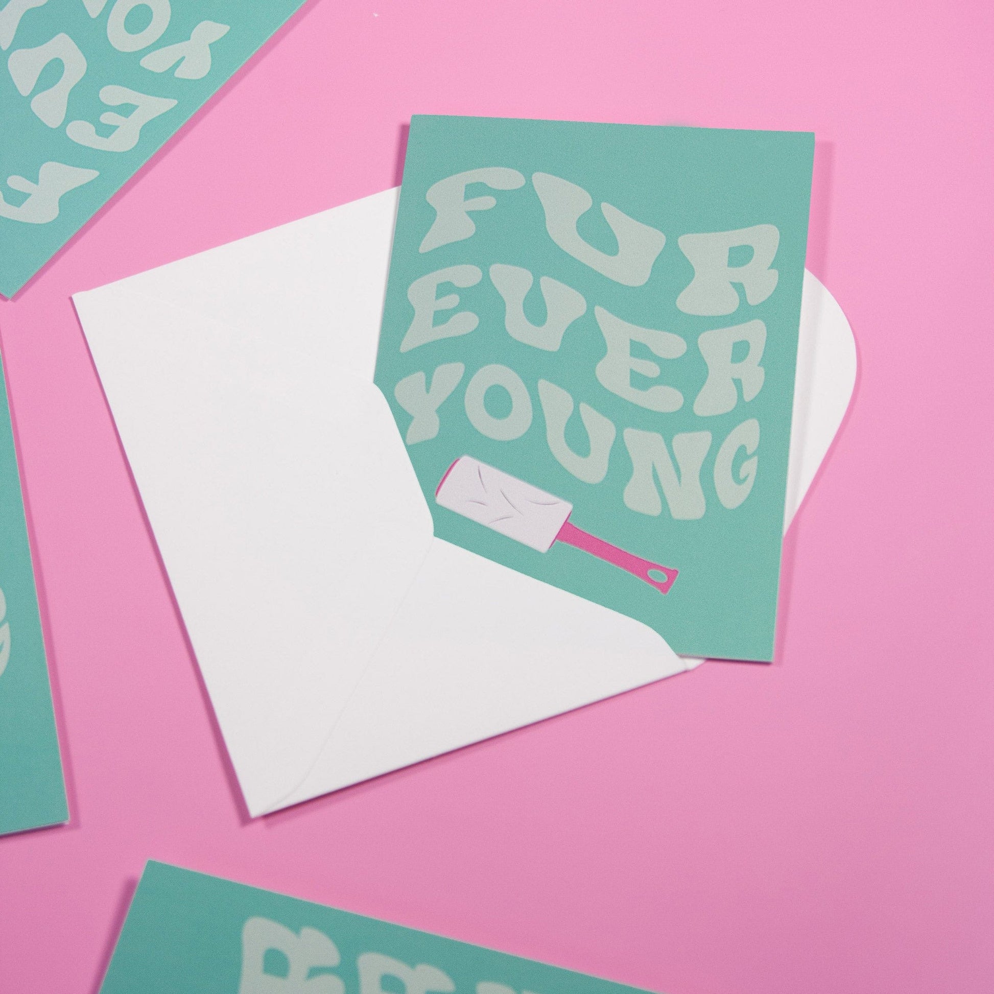 Greeting card "FURever young"01