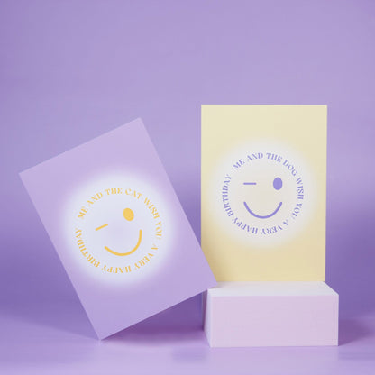 Greeting card "Happy birthday"